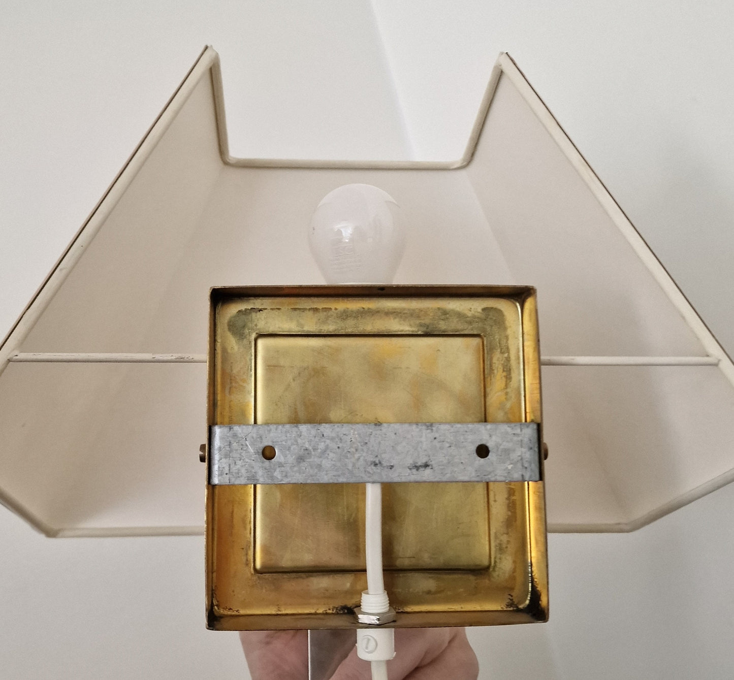 Willy Rizzo style sconce wall lamp, tafellamp, Hollywood regency walllamp Italian Design lamp
