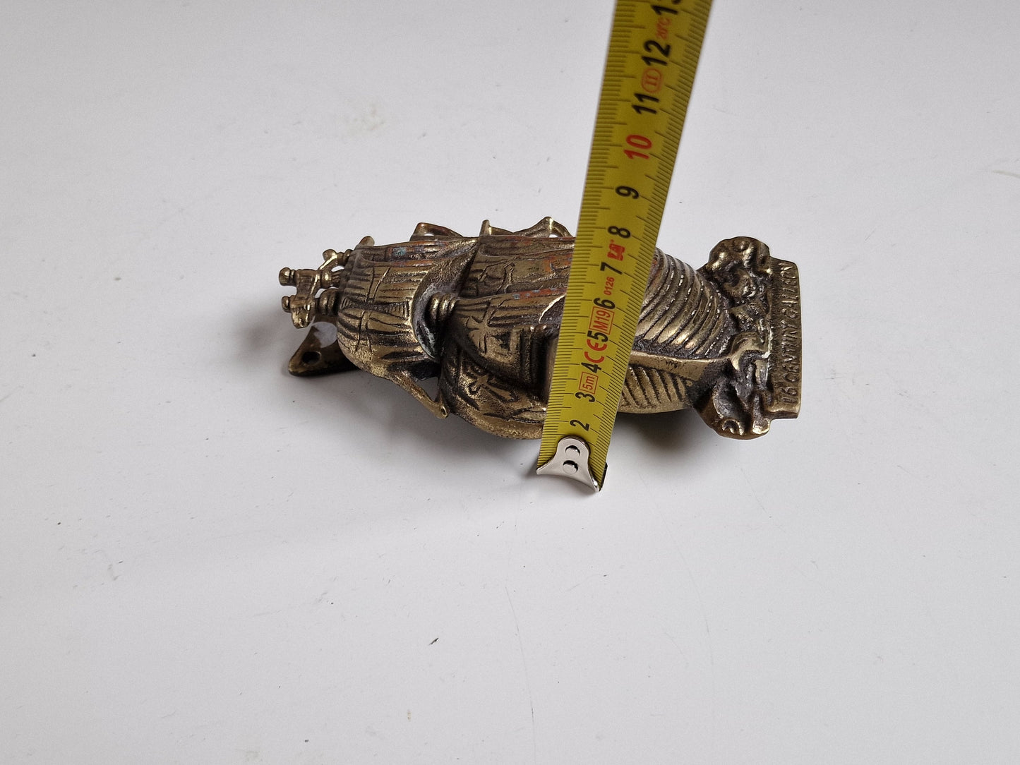 Bronze Galleon Doorknocker - Antique Ship Garden Bell