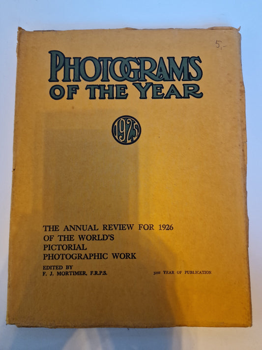 12 books Vintage "Photograms of the Year" Book Set, F.J. Mortimer, 1920-1950