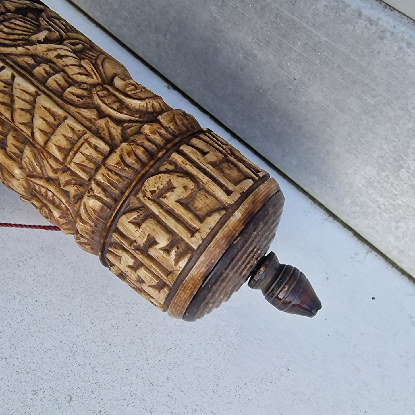 Tibetan Prayer Wheel, Om Mani Padme Hum, Ritual Altar Decor