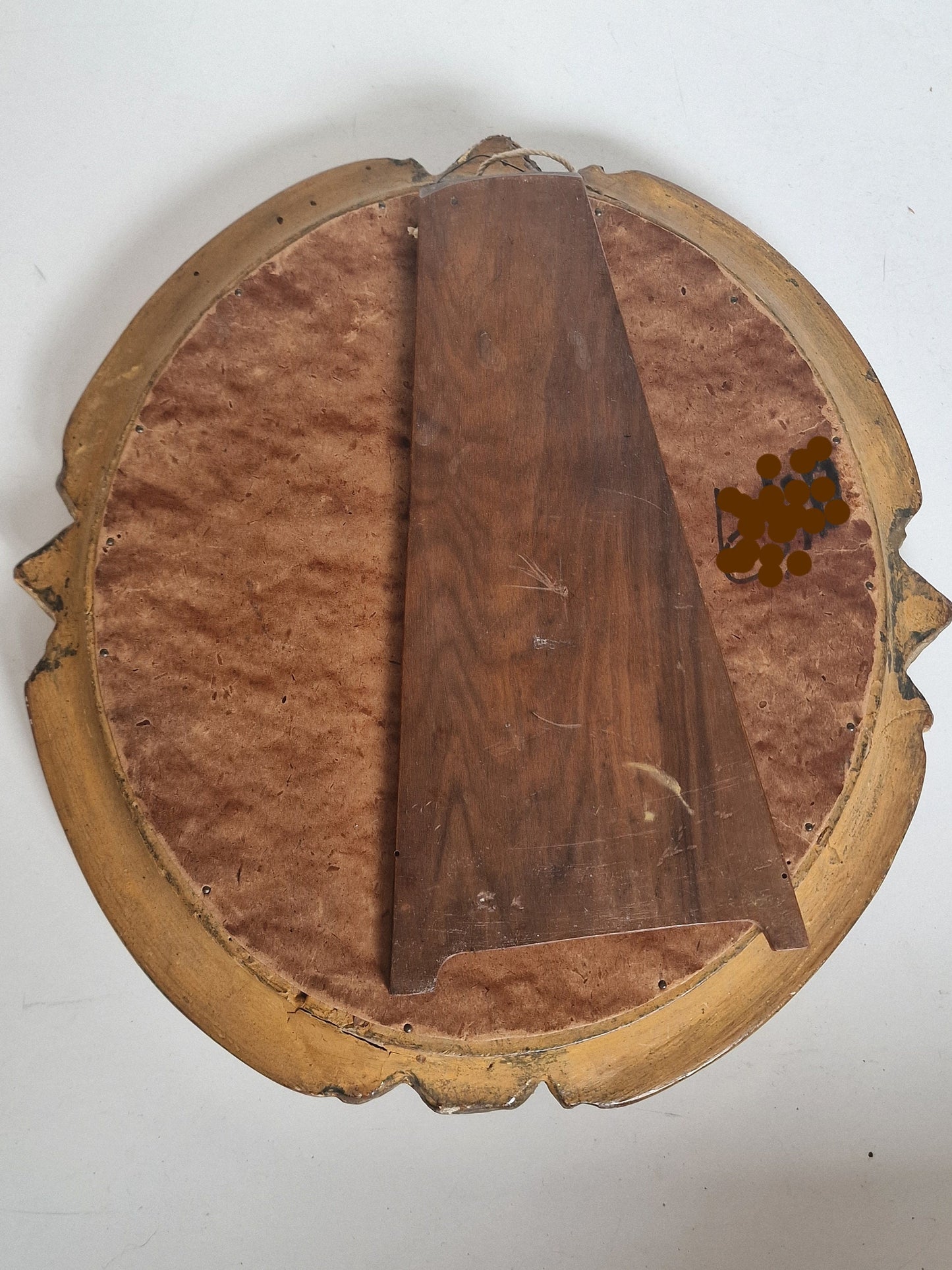 Antique Oval Gold Wood Frame, Photo and Painting Display