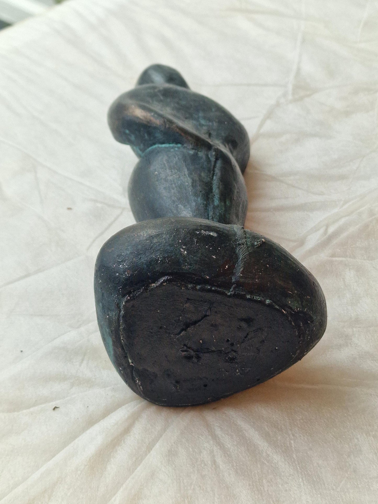 Bronze beeld, bronze figure, unknown designer, seems after alexander archipenko, 23 cm