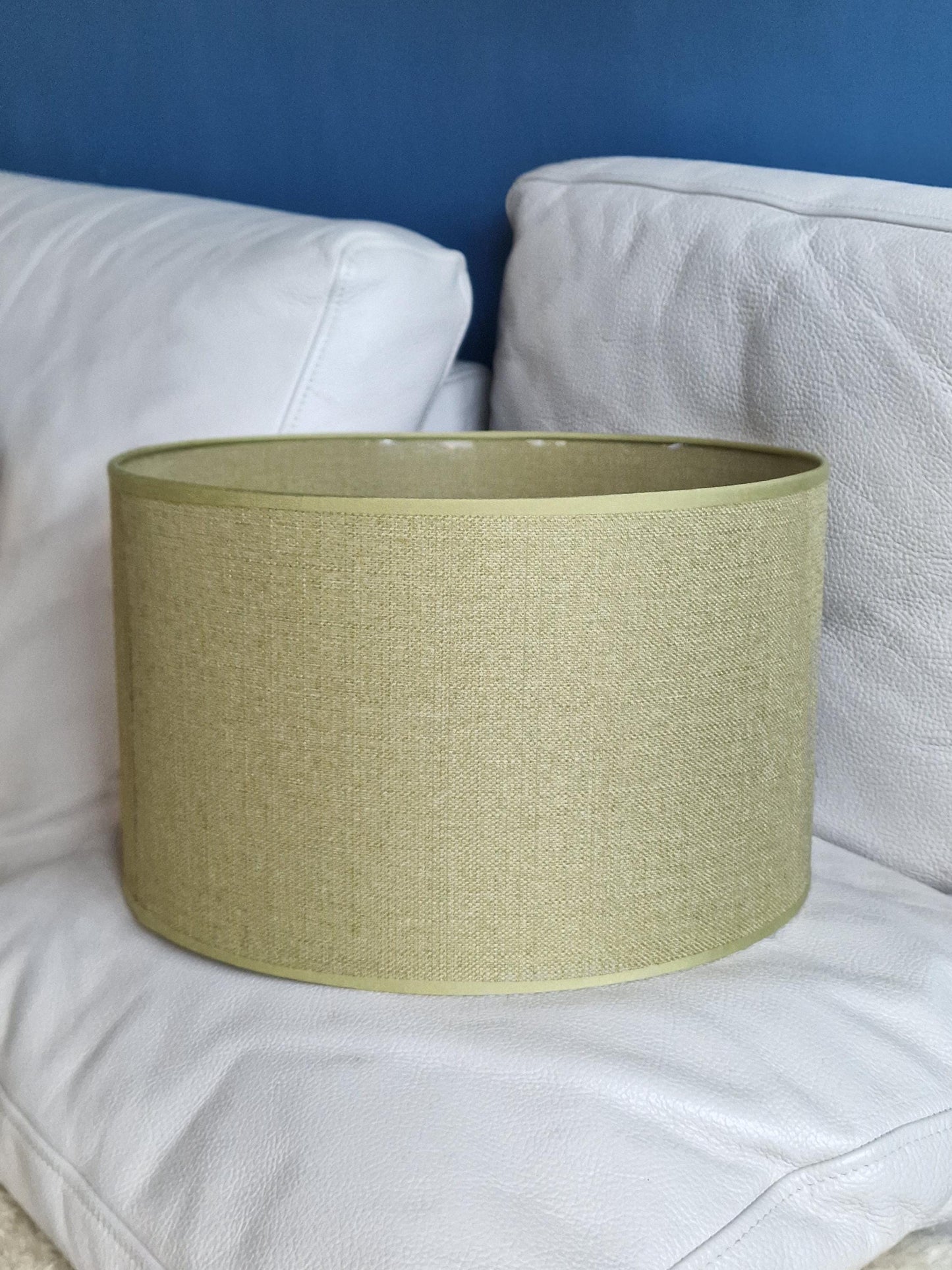 Linen Lampshades, Dutch Design, Canvas Structure, Modern Estate (35 cm)
