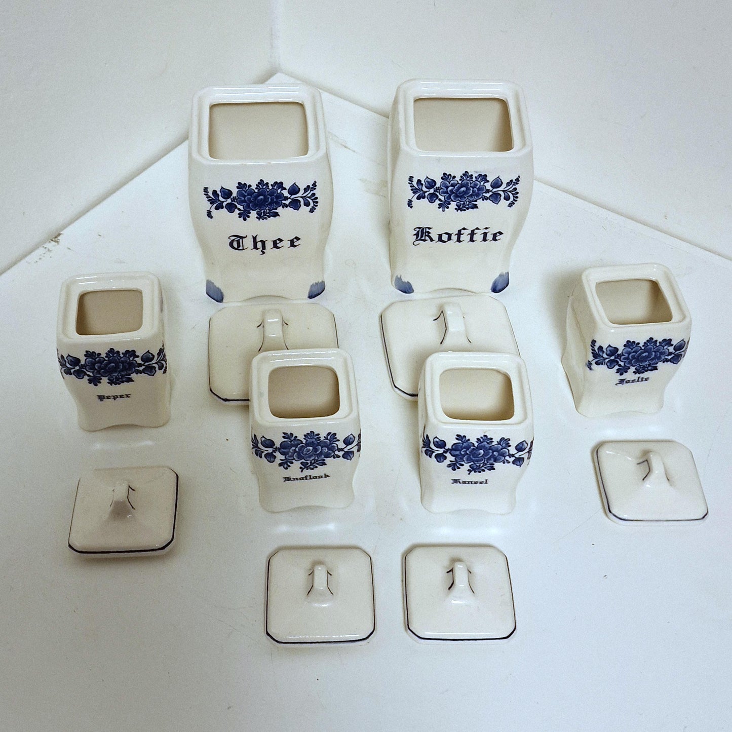 delft blauwe keuken storage jar delft blue kitchen jars coffee