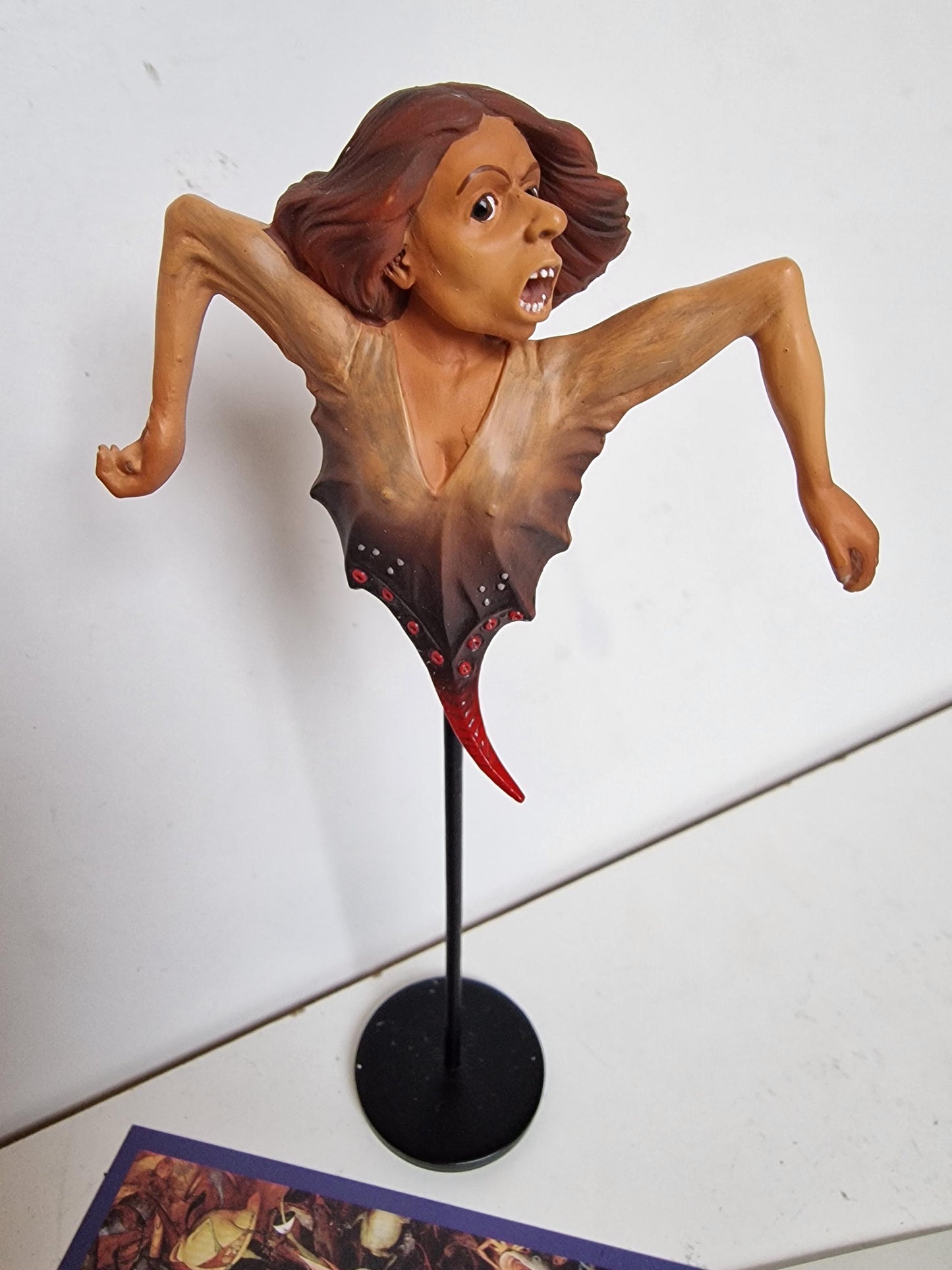 surrealistic sculpture - Pieter Bruegel - Fallen Angel , mouseion museum sculpture, box coa lim ed retired