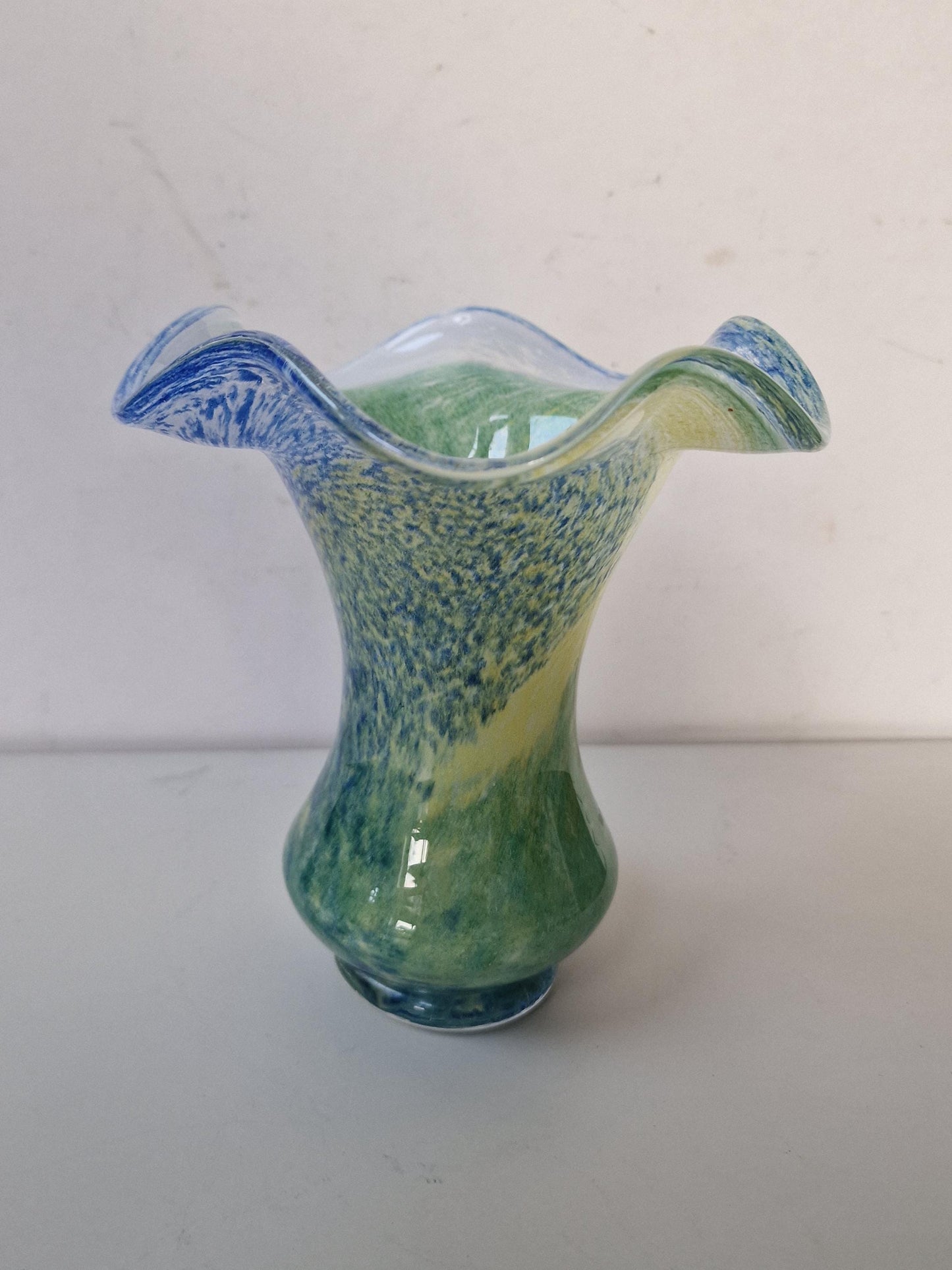 peter kaspar, vaas. german glass art vase