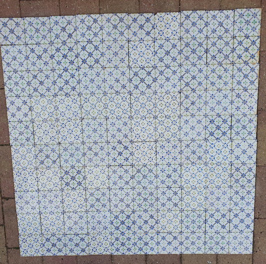 100 Antique Dutch Art Nouveau Tiles, ca 1900
