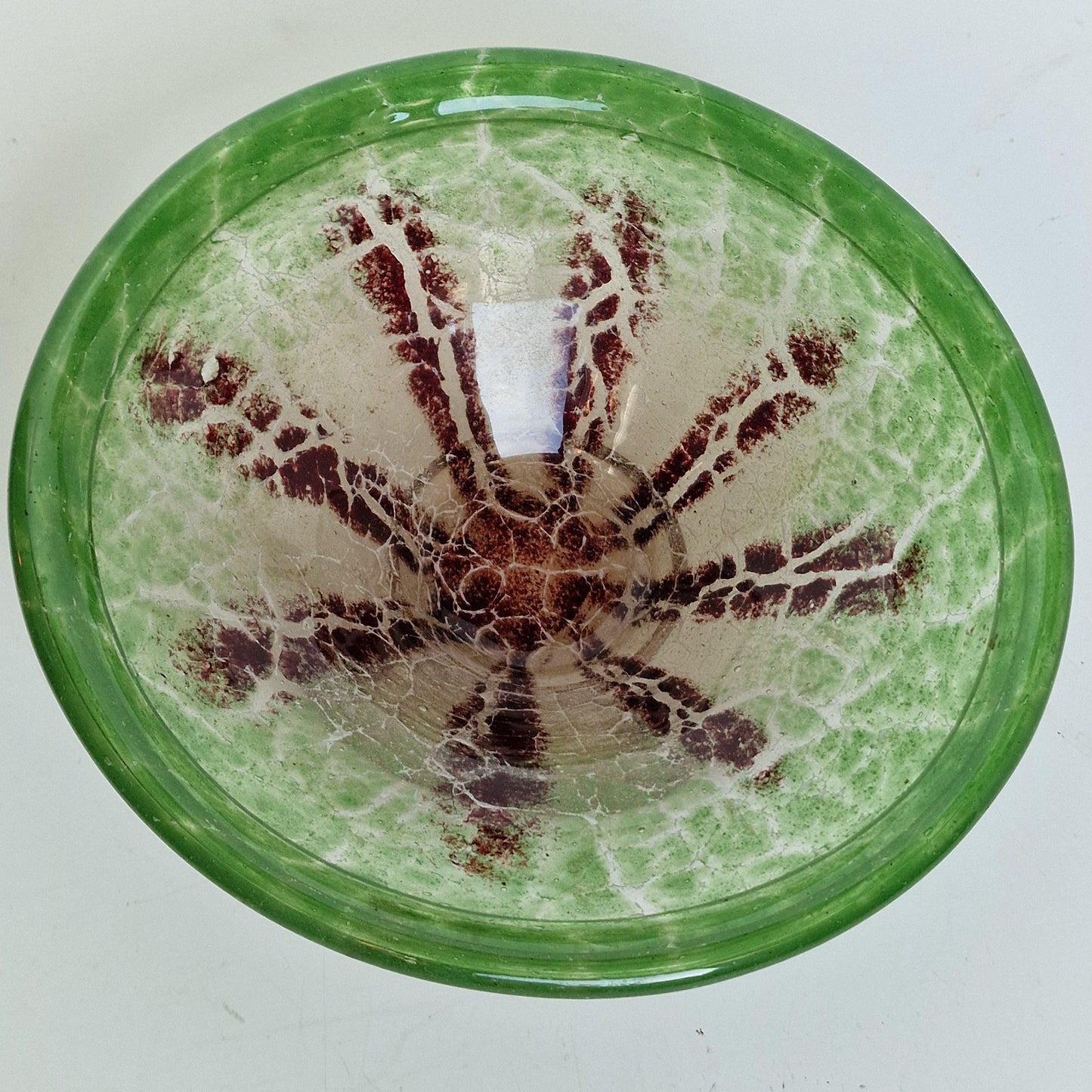 Karl Wiedmann WMF Ikora Art Glass Bowl, Starfish Decor