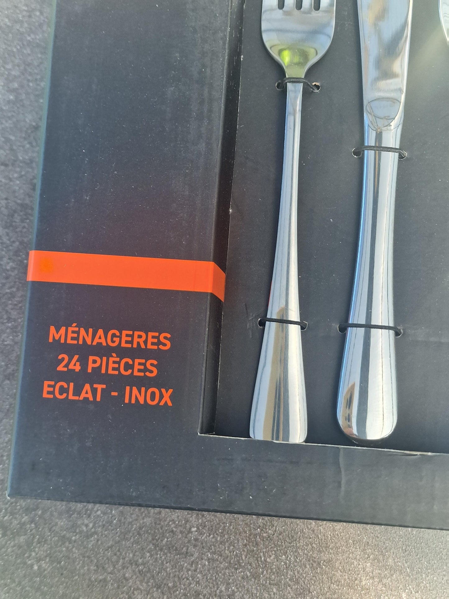 Laguiole Stainless Steel Cutlery Set, 8 Person Vintage Design