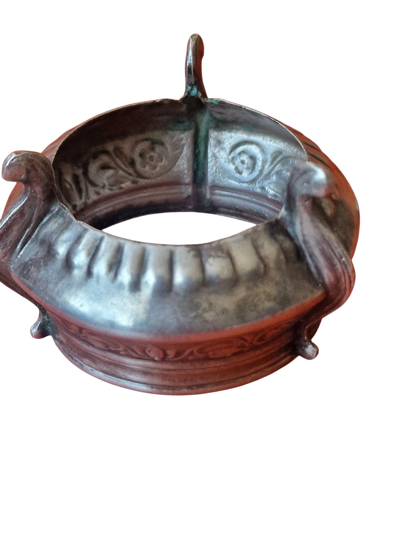 Antique Russian Silver Salt Cellar, Kommet Spoon, Tsar Period