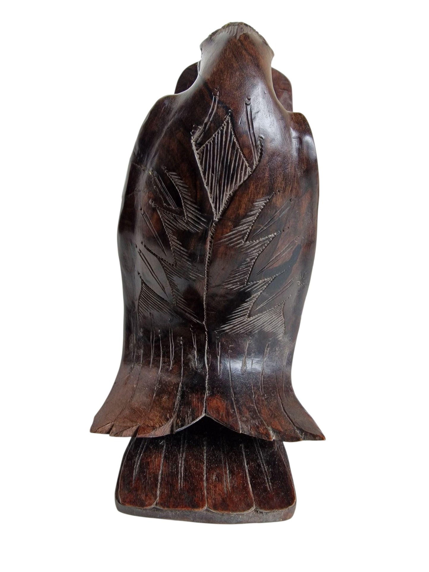 Art Deco Bird Bookends, Carved Coromandel Wood, Colonial Indonesia