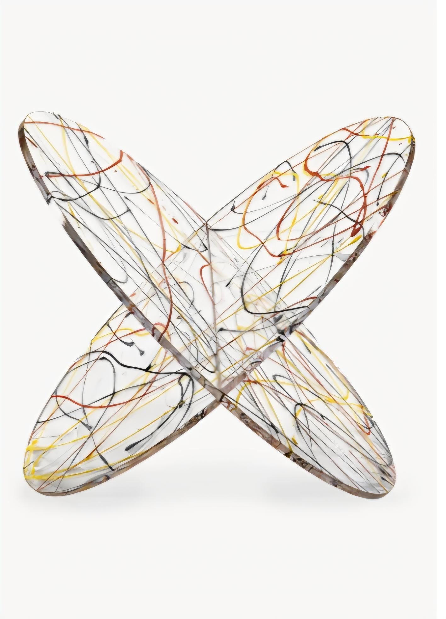 Plexiglass magazine rack, italian artistic side table, object d'art