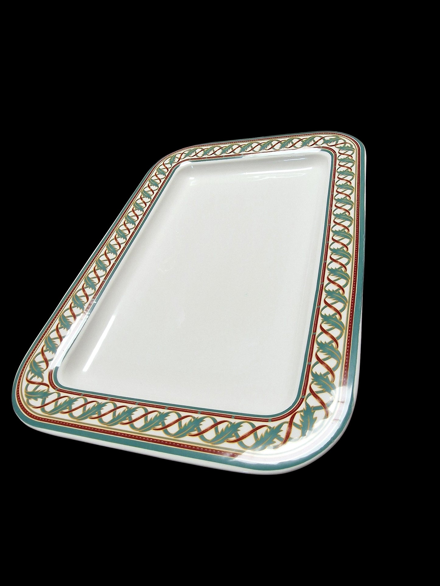 Tiffany xl xmas porcelain ceramic serving platter serveerschaal plateau christmas