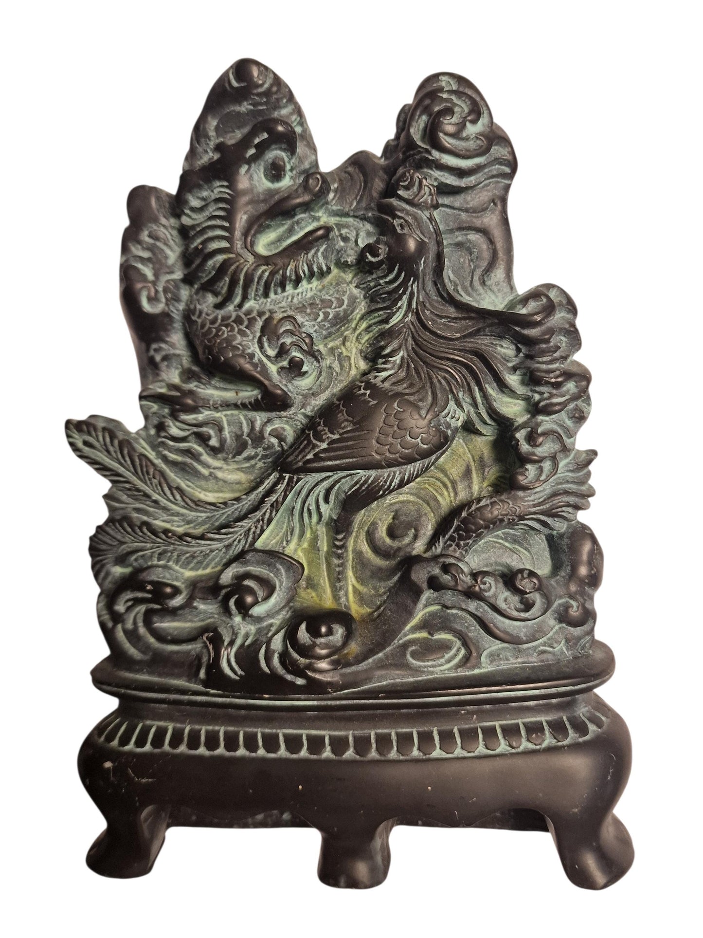 Carved Hardstone Phoenix Sculpture – China, 20th Century