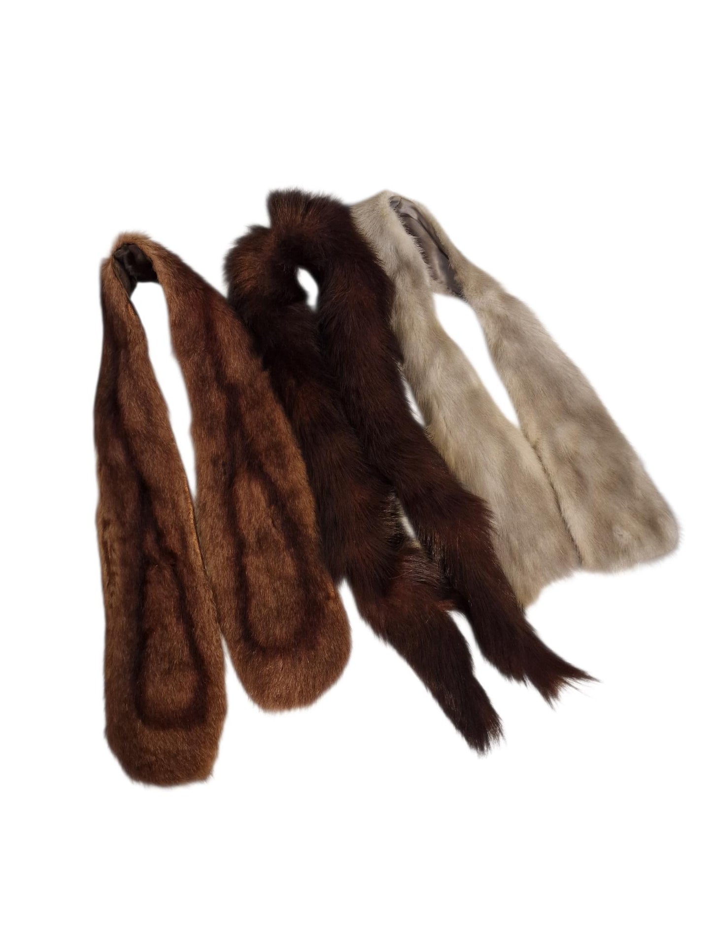 Vintage Mink Shawl Collar Scarf – Wrap