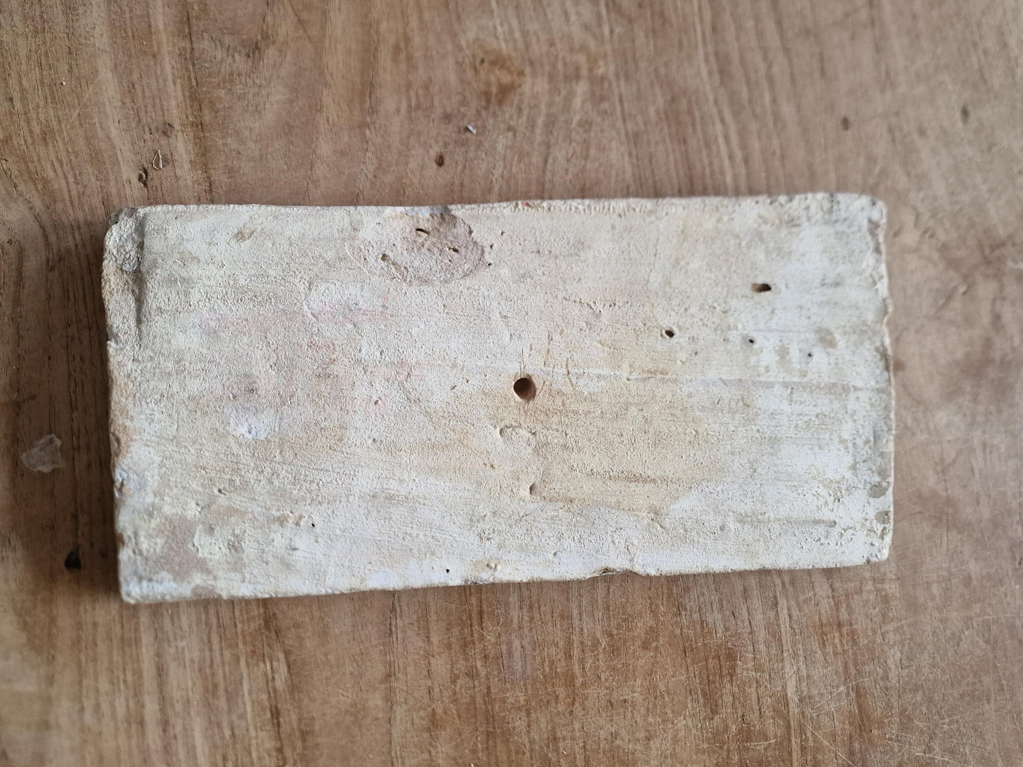 De buurt bij bloemendaal. Aardewerk plaquette handgeschilderd