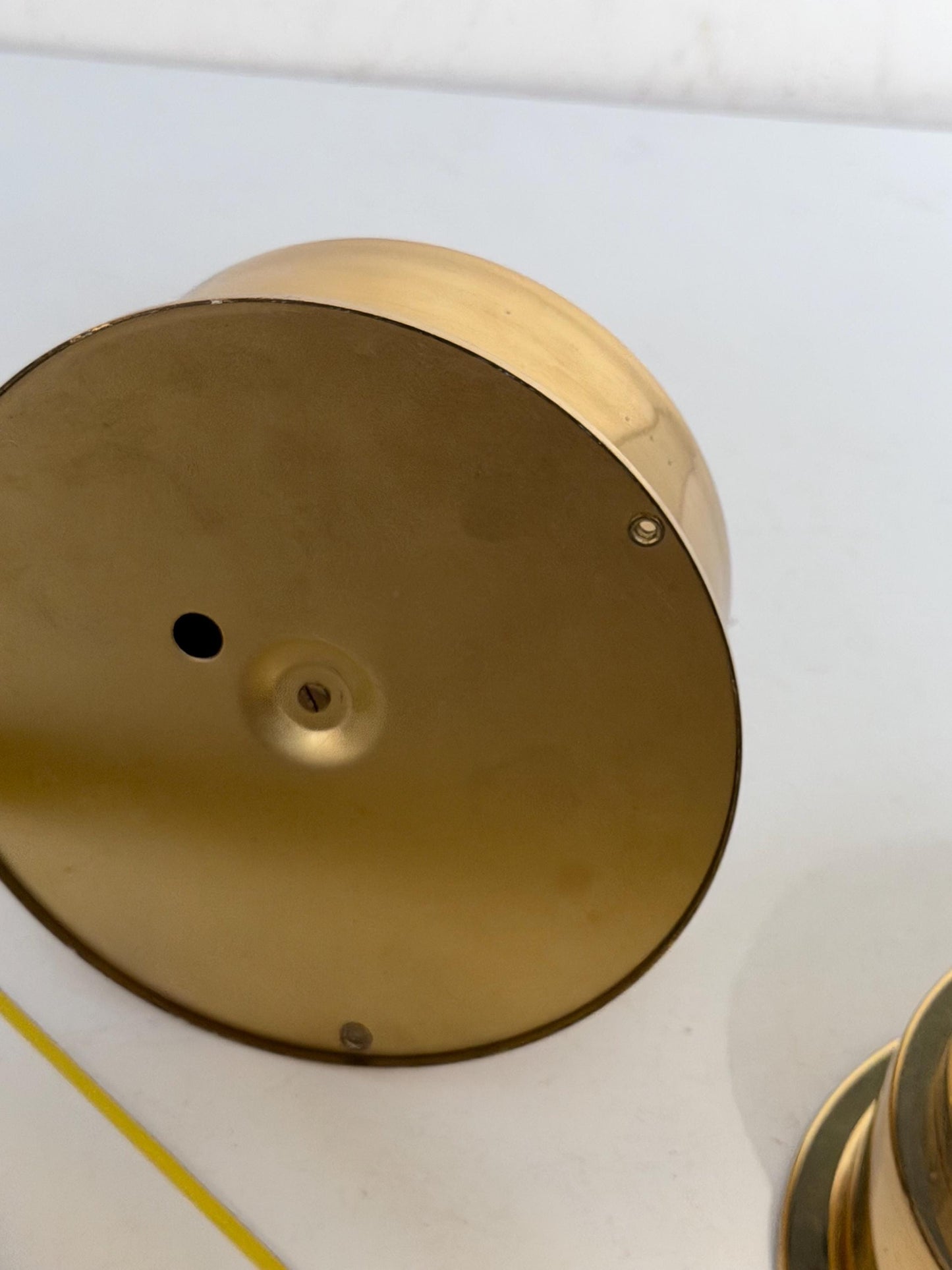 Weather station Wempe Hamburg brass Mid Century German modernism 1950s design Barometer Thermometer Hygrometer design weatherstation, rare