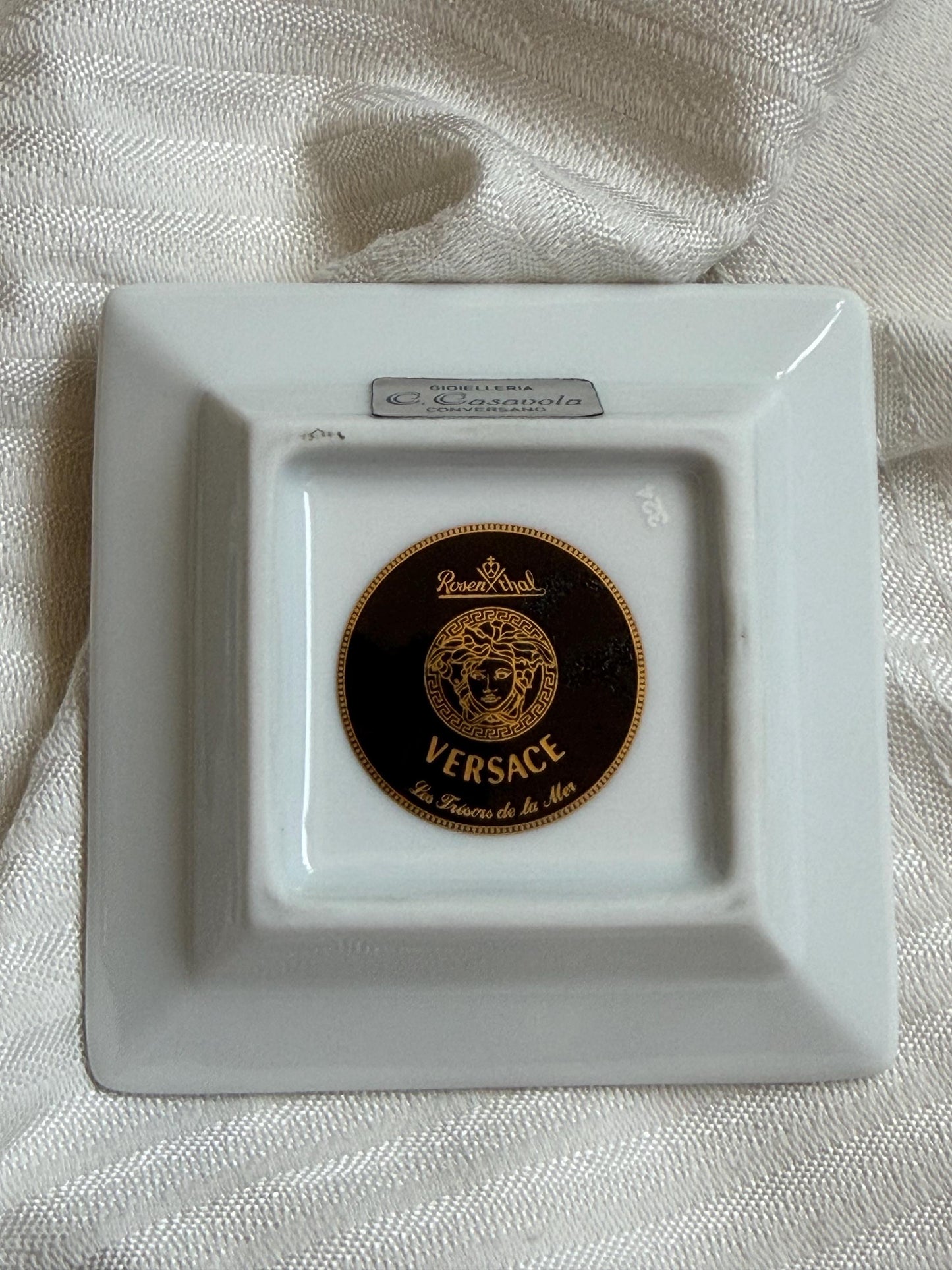 Versace x Rosenthal, Original Rosenthal for Versace porcelain tray from the iconic “Les Trésors de la Mer” collection