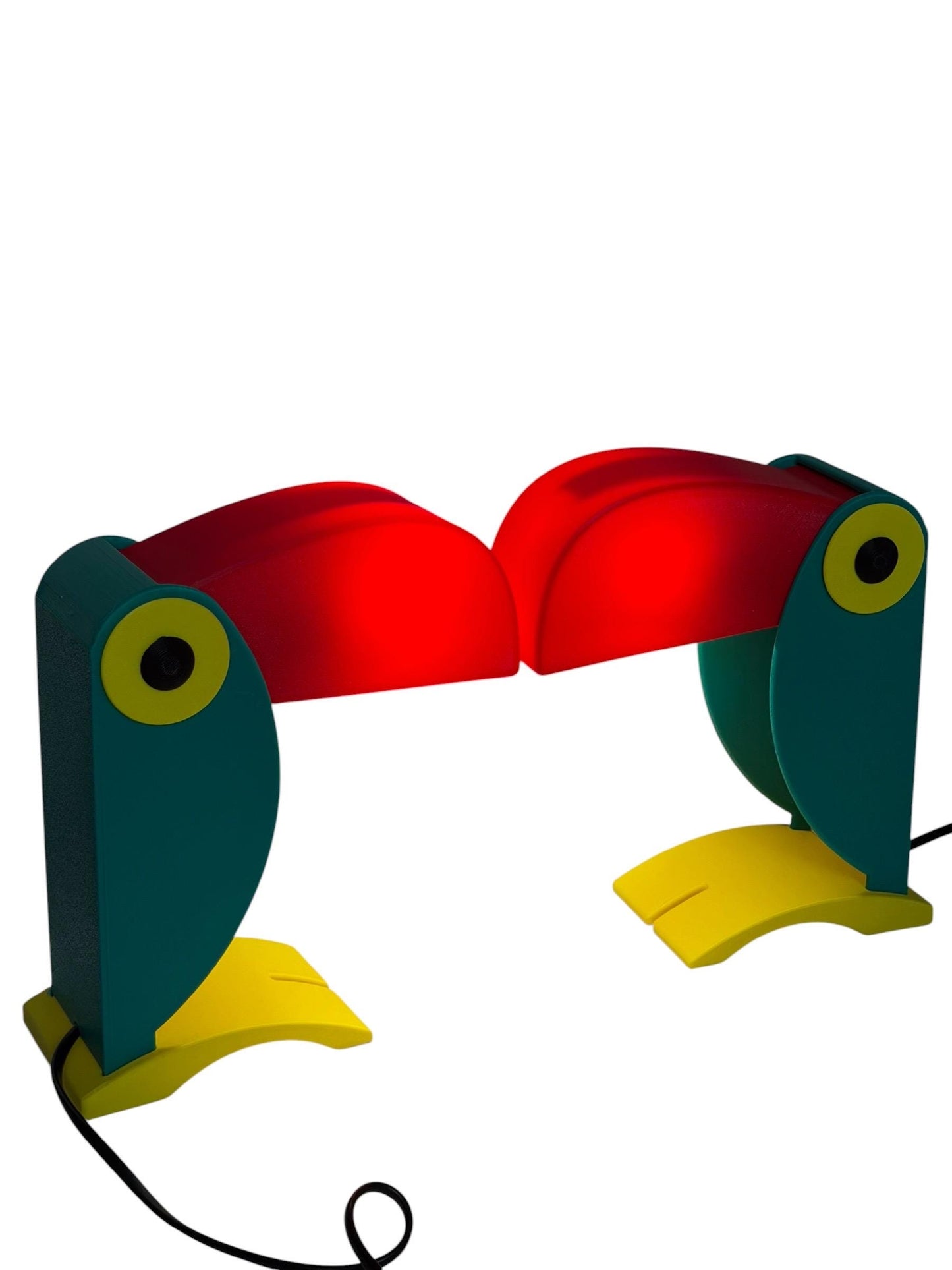 Toucan Desk Lamps, Italy, set 2 Memphis tablelamp designer bird desklamp tucan toekan table lamp bedside design child room playing nursery