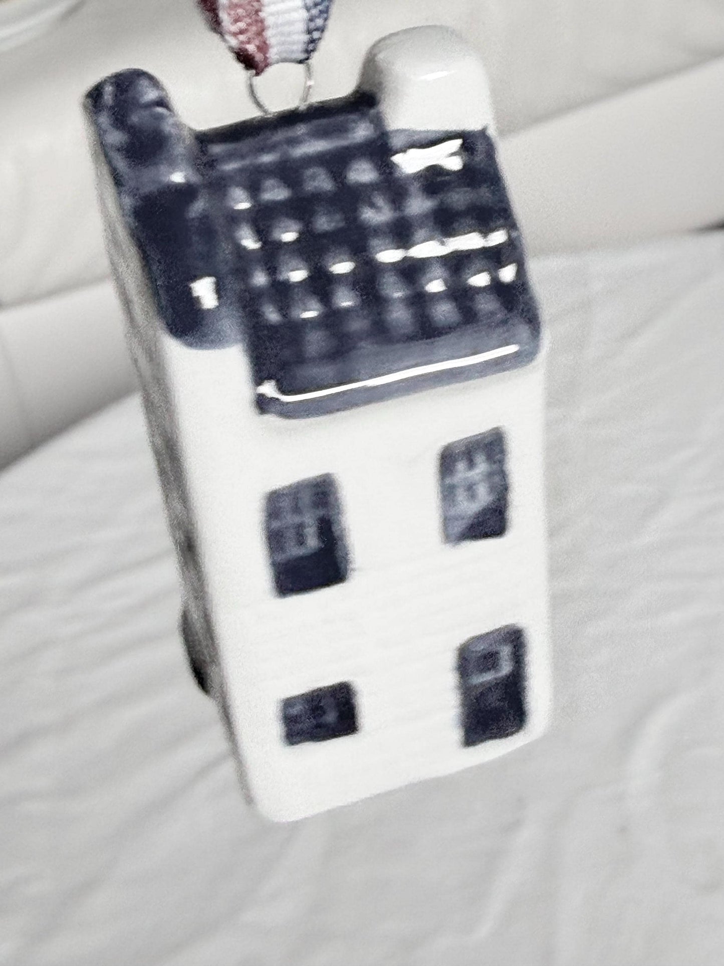 8 KLM Amsterdam Canal Houses, vintage Hand Painted Porcelain Collectible Dutch grachtenpandjes street delftglass & ceramic display or hang