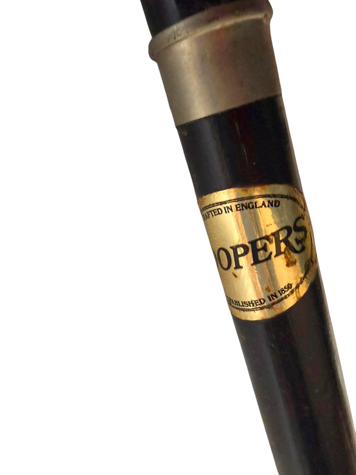 Coopers Hand Crafted Walking Stick, england. Good firm classic walking cane stick uk collection, flannel stick. Wandatok