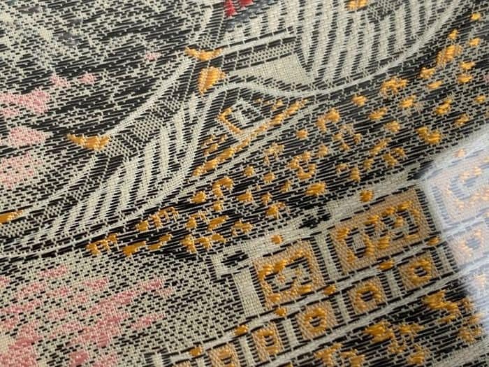 Chinees zijdeweefsel van Geisha - zijde, glas, hout - China - Republieke periode (1912-1949) Aziatische lifestyle
