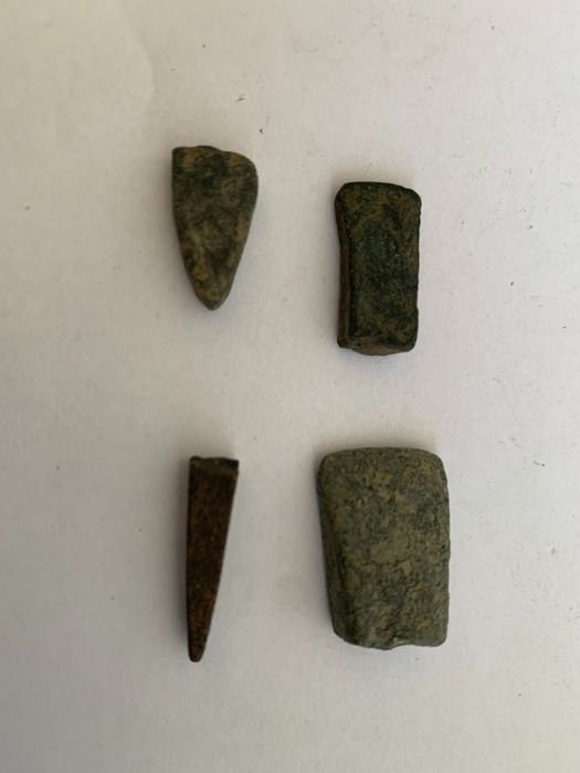 Celtic small Axes - stone axes - Archeological find - 500-400 bc