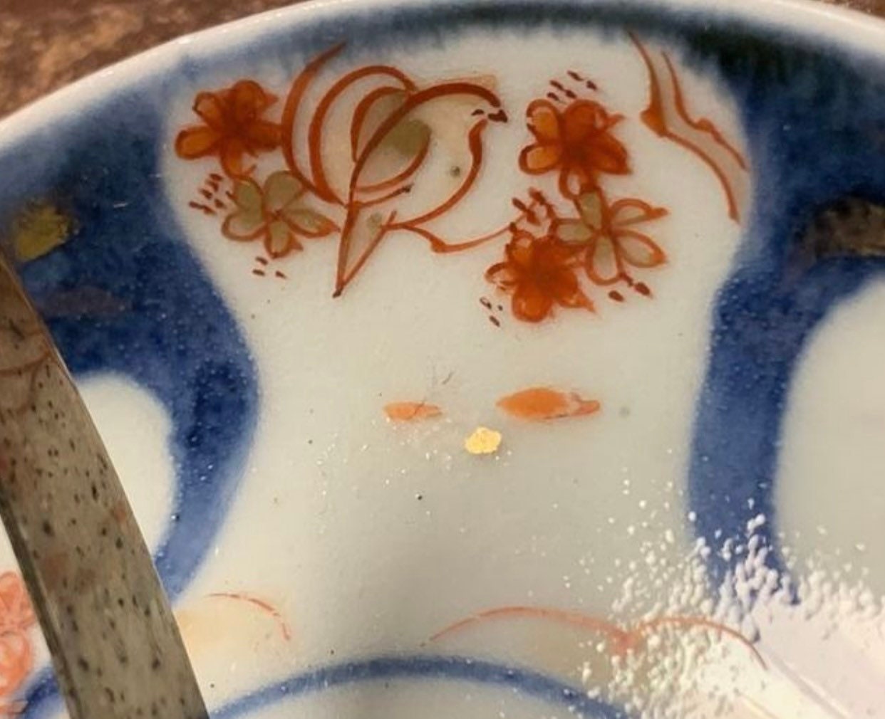 Antique Kakiemon Arita Japanese Porcelain Dish, 18th Century