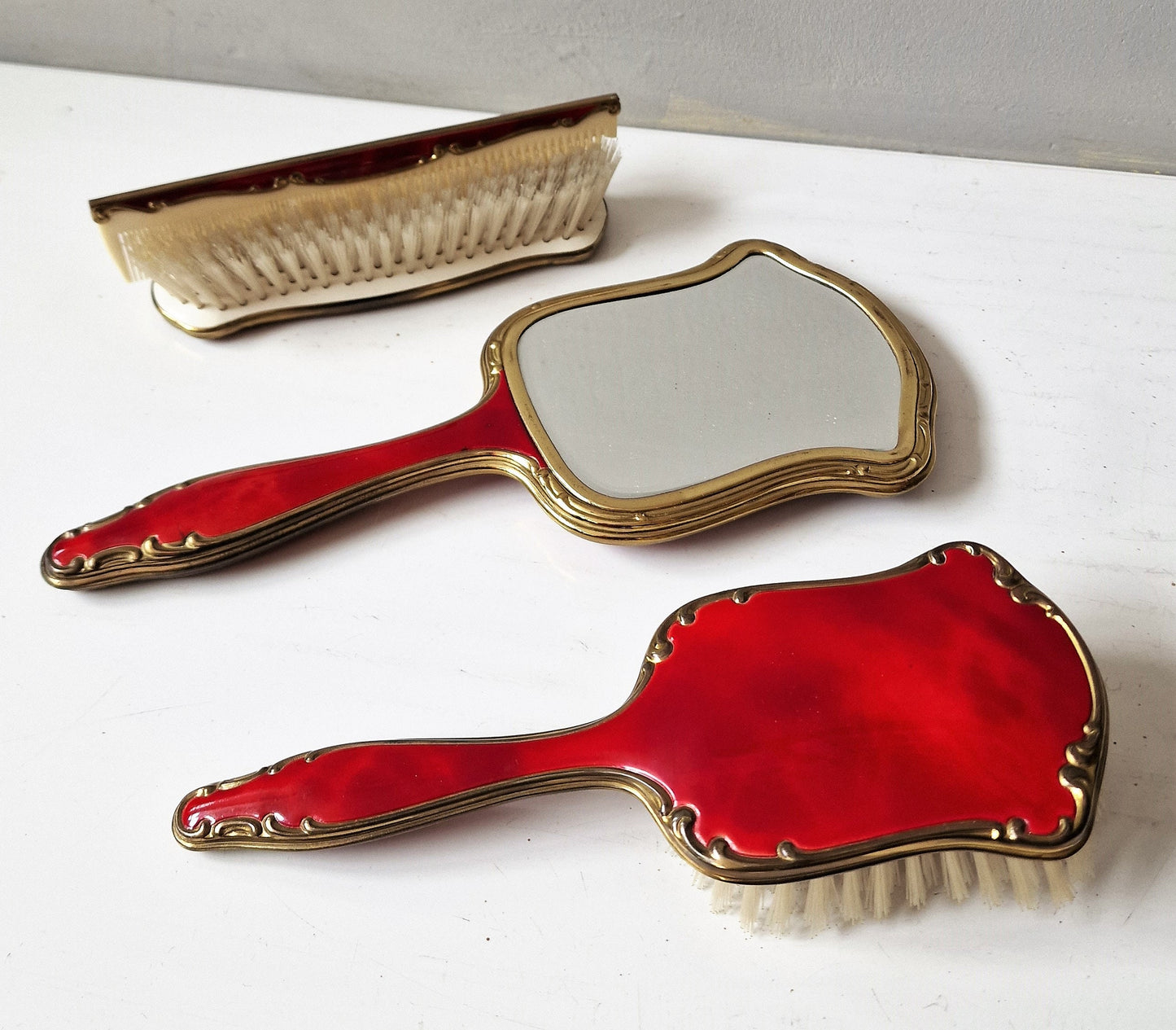 fifties / sixties kaptafelset, uit de droogkappen tijd