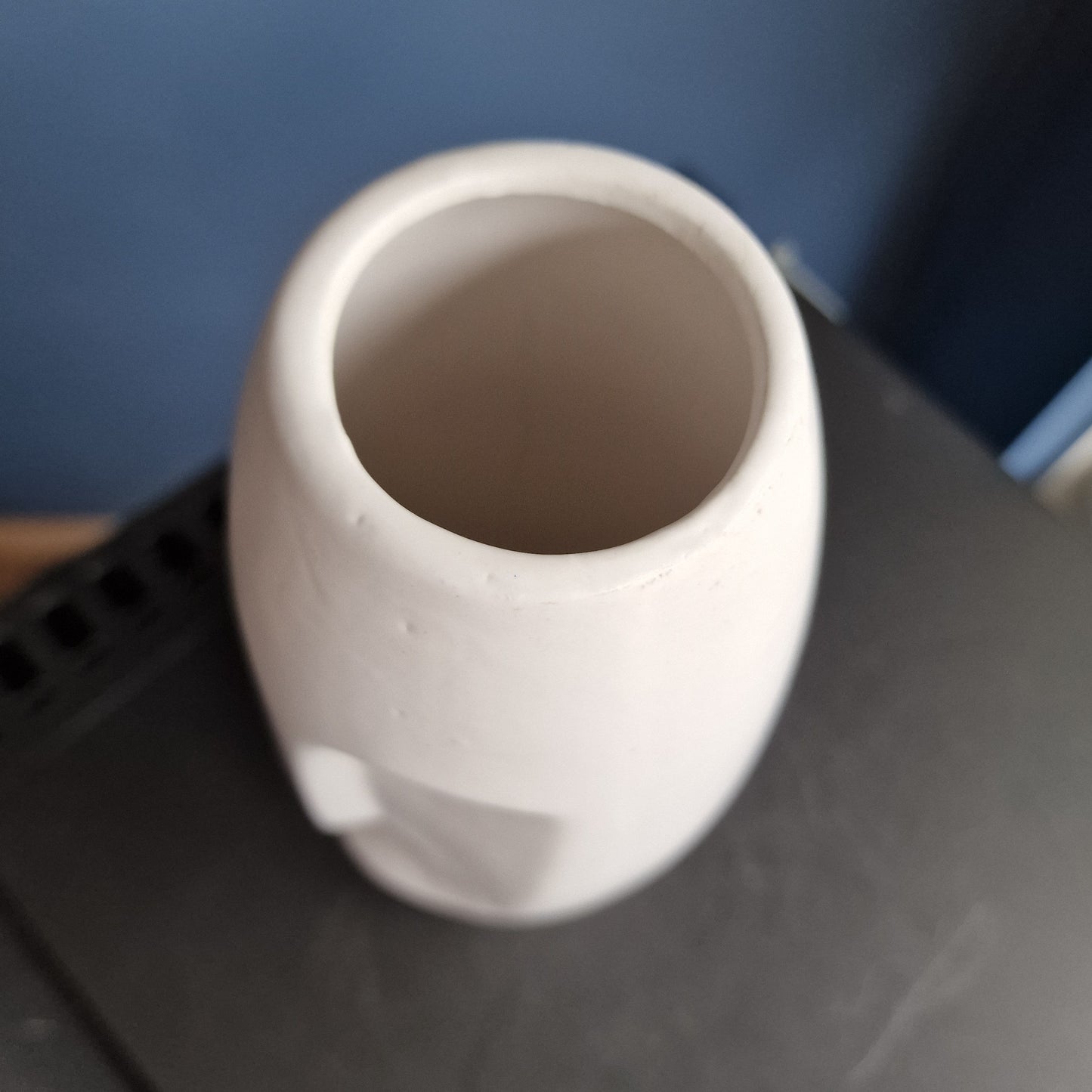 Svenlars Dutch Design Ceramic Vase, Easter Island Style