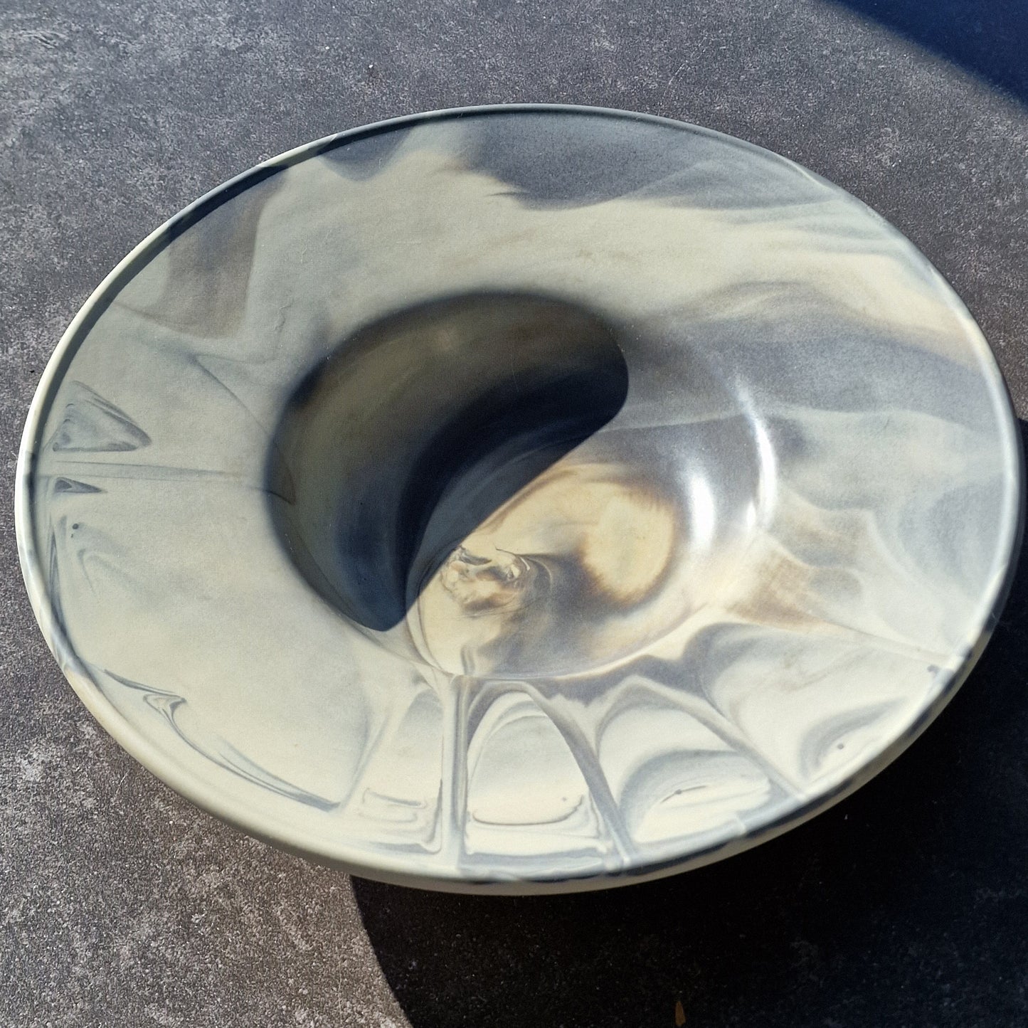 Rosenthal Studio-Line Marble Bowl Plate, David Queensberry Design, glas of keramiek