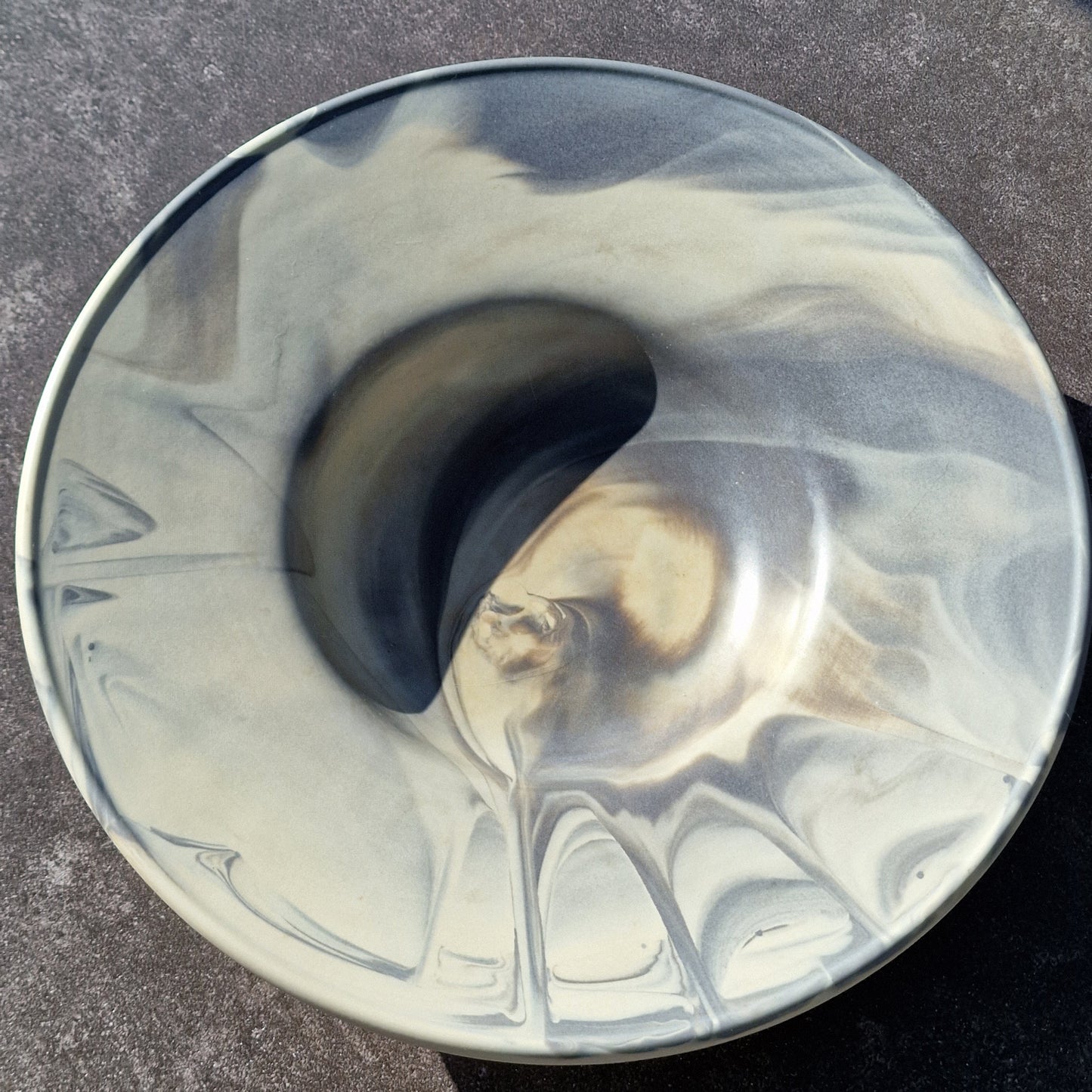 Rosenthal Studio-Line Marble Bowl Plate, David Queensberry Design, glas of keramiek