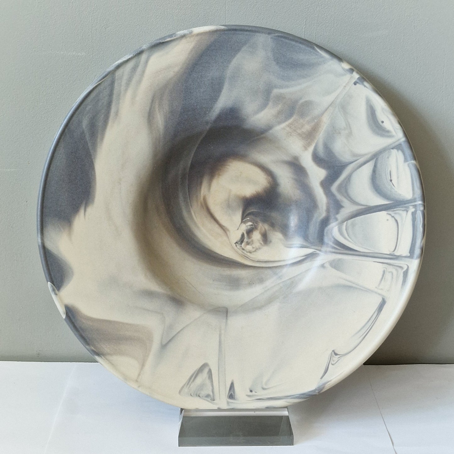 Rosenthal Studio-Line Marble Bowl Plate, David Queensberry Design, glas of keramiek