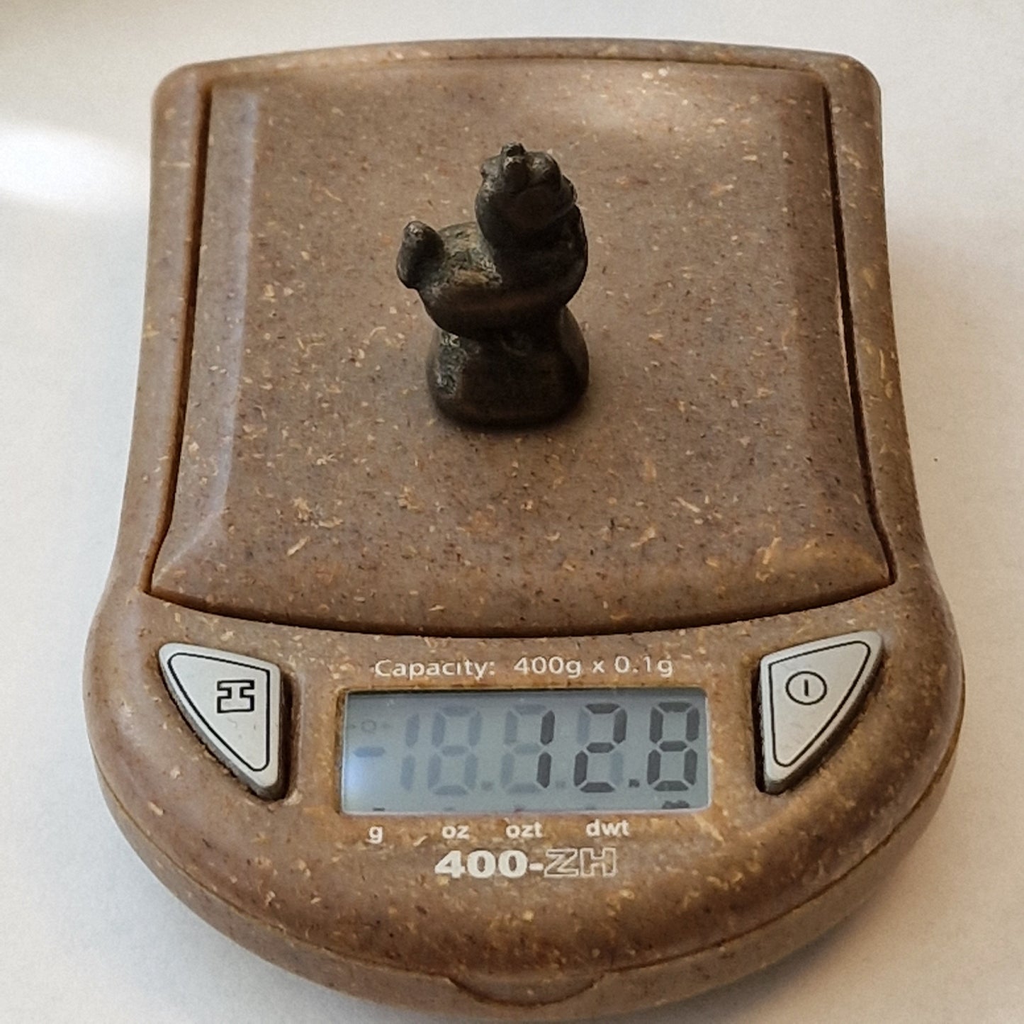 Antique Bronze Opium Weight, Myanmar Lion, 18th Century