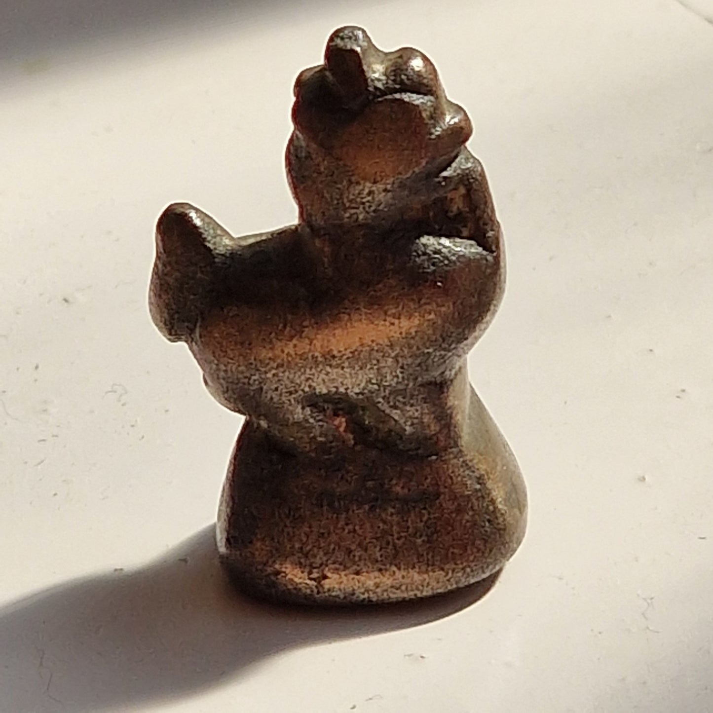 Antique Bronze Opium Weight, Myanmar Lion, 18th Century