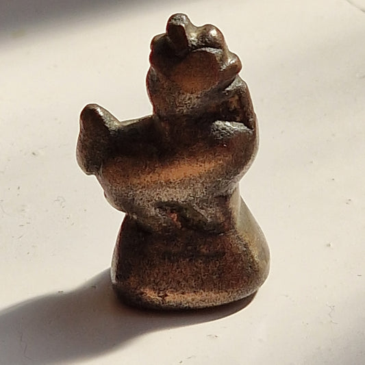 Antique Bronze Opium Weight, Myanmar Lion, 18th Century
