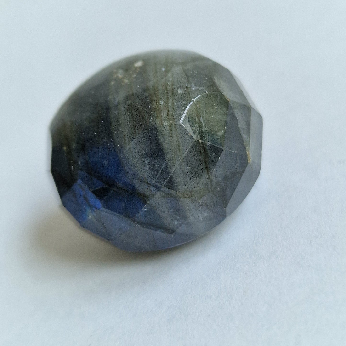 Antique Dzi Agate Beads: 9 Eye, 3 Eye, Labradorite, Silver Accents (6 beads)