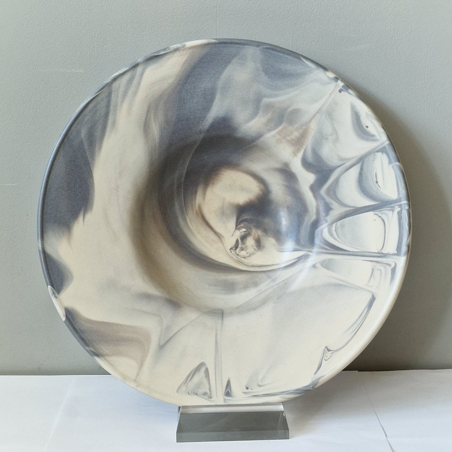 Rosenthal Studio-Line Marble Bowl Plate, David Queensberry Design, glas of keramiek