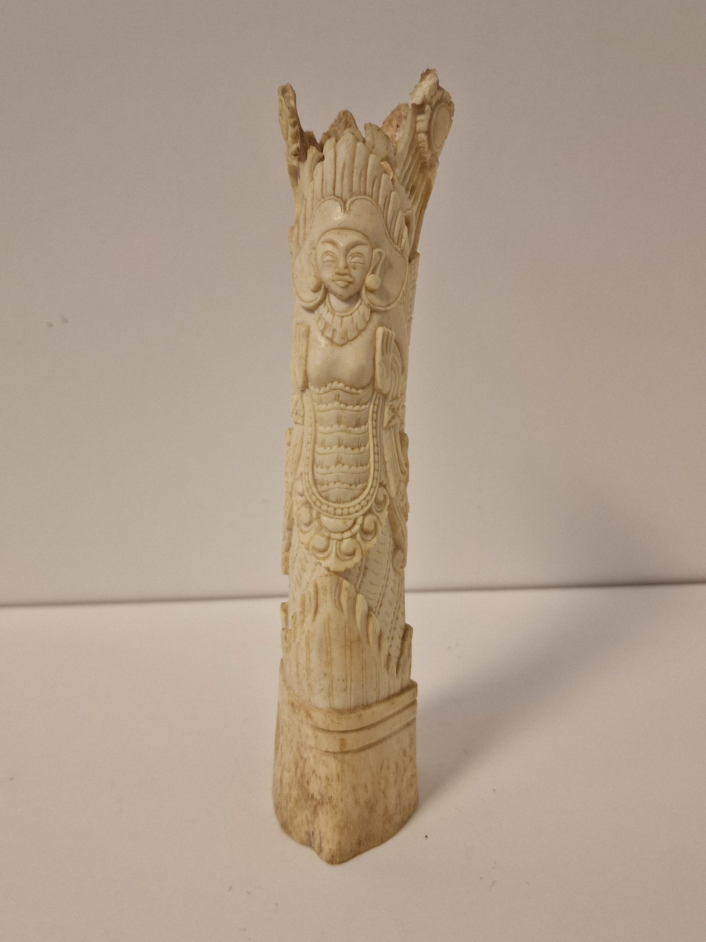 Penselenbeker, indonesie, azie zuid oost azie, horn, pencil cup brush pot