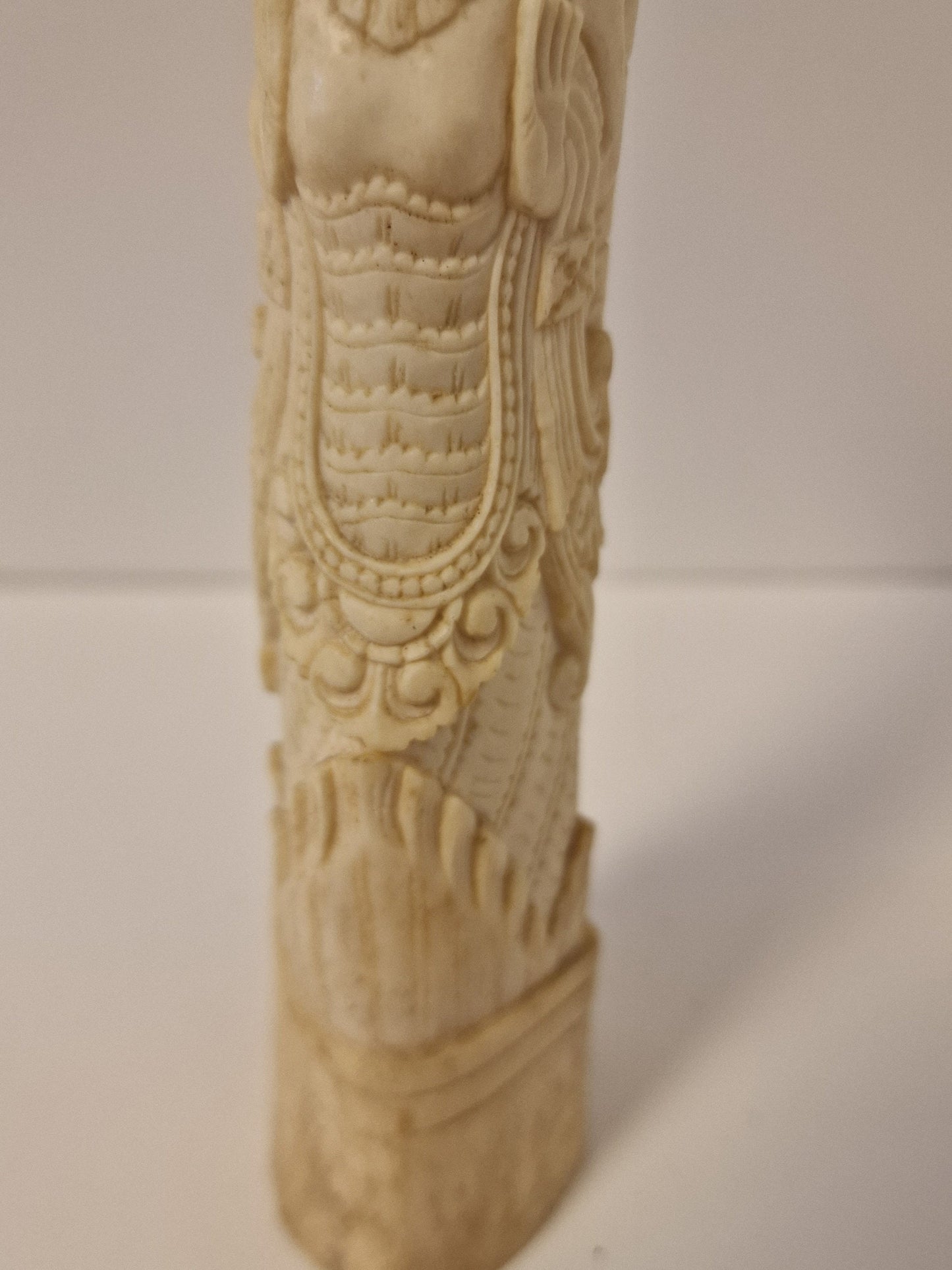 Penselenbeker, indonesie, azie zuid oost azie, horn, pencil cup brush pot