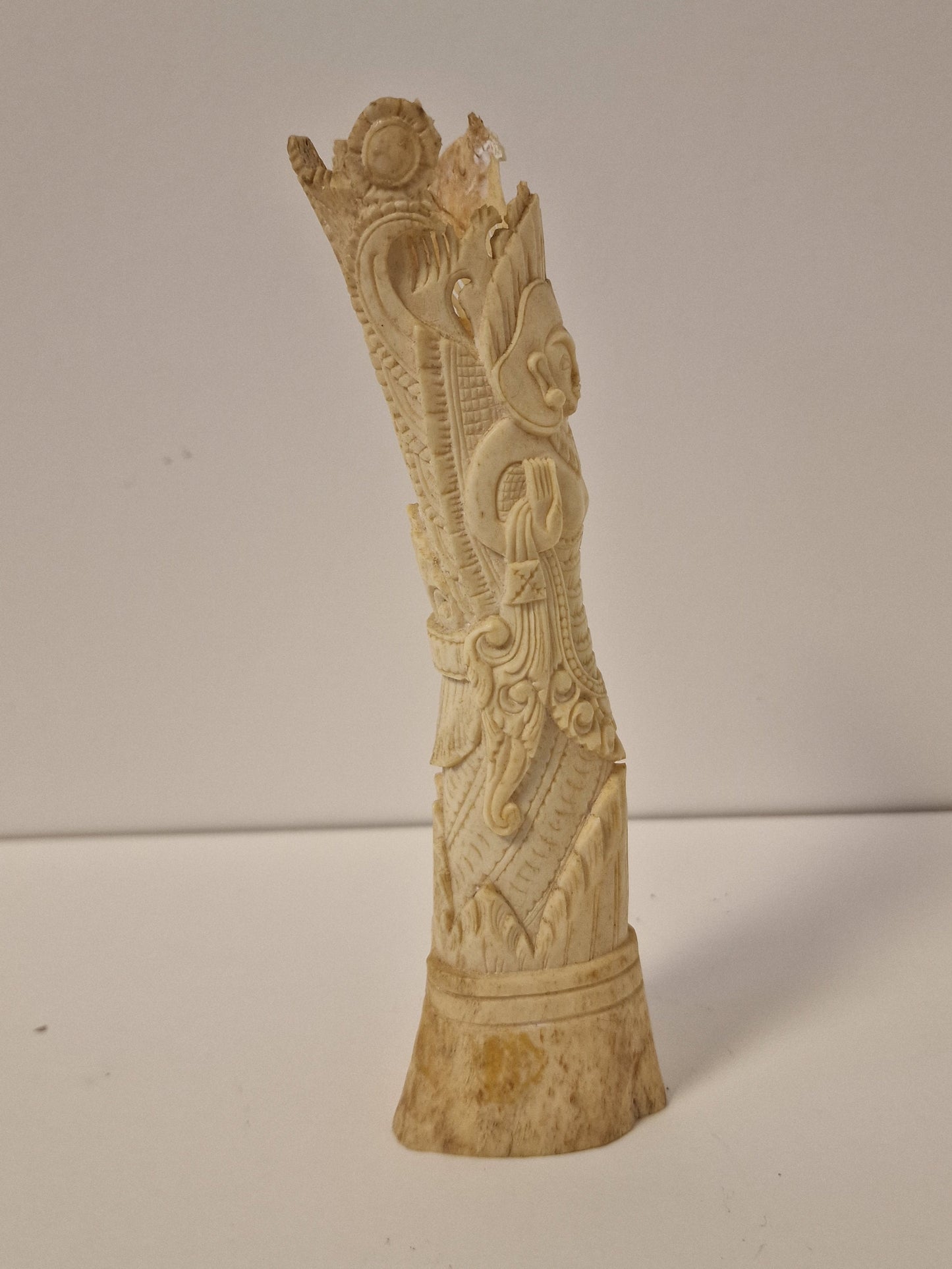 Penselenbeker, indonesie, azie zuid oost azie, horn, pencil cup brush pot