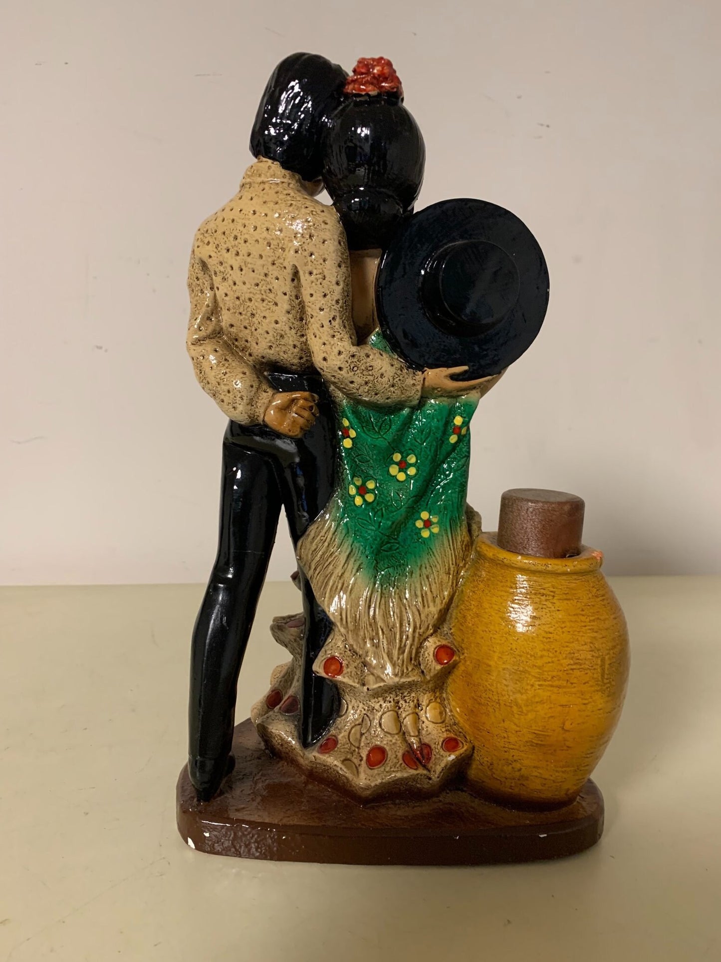 Vintage Spanish Ceramic Liquor Bottle, Mid-Century Tourism Souvenir