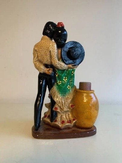 Vintage Spanish Ceramic Liquor Bottle, Mid-Century Tourism Souvenir