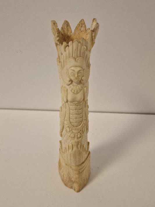 Penselenbeker, indonesie, azie zuid oost azie, horn, pencil cup brush pot