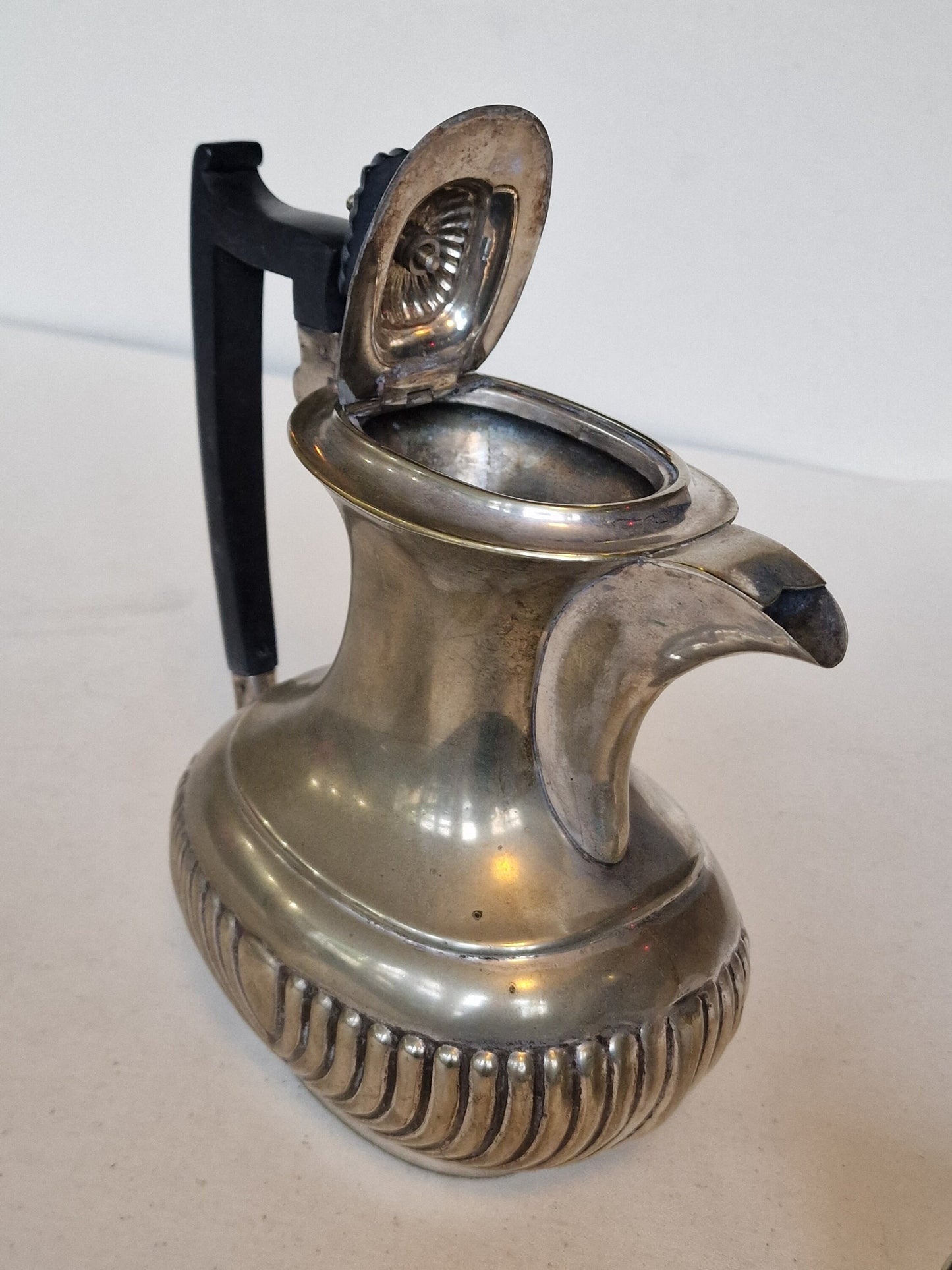 Antique Georgian Silverplate Sheffield Tea Set, c 1856