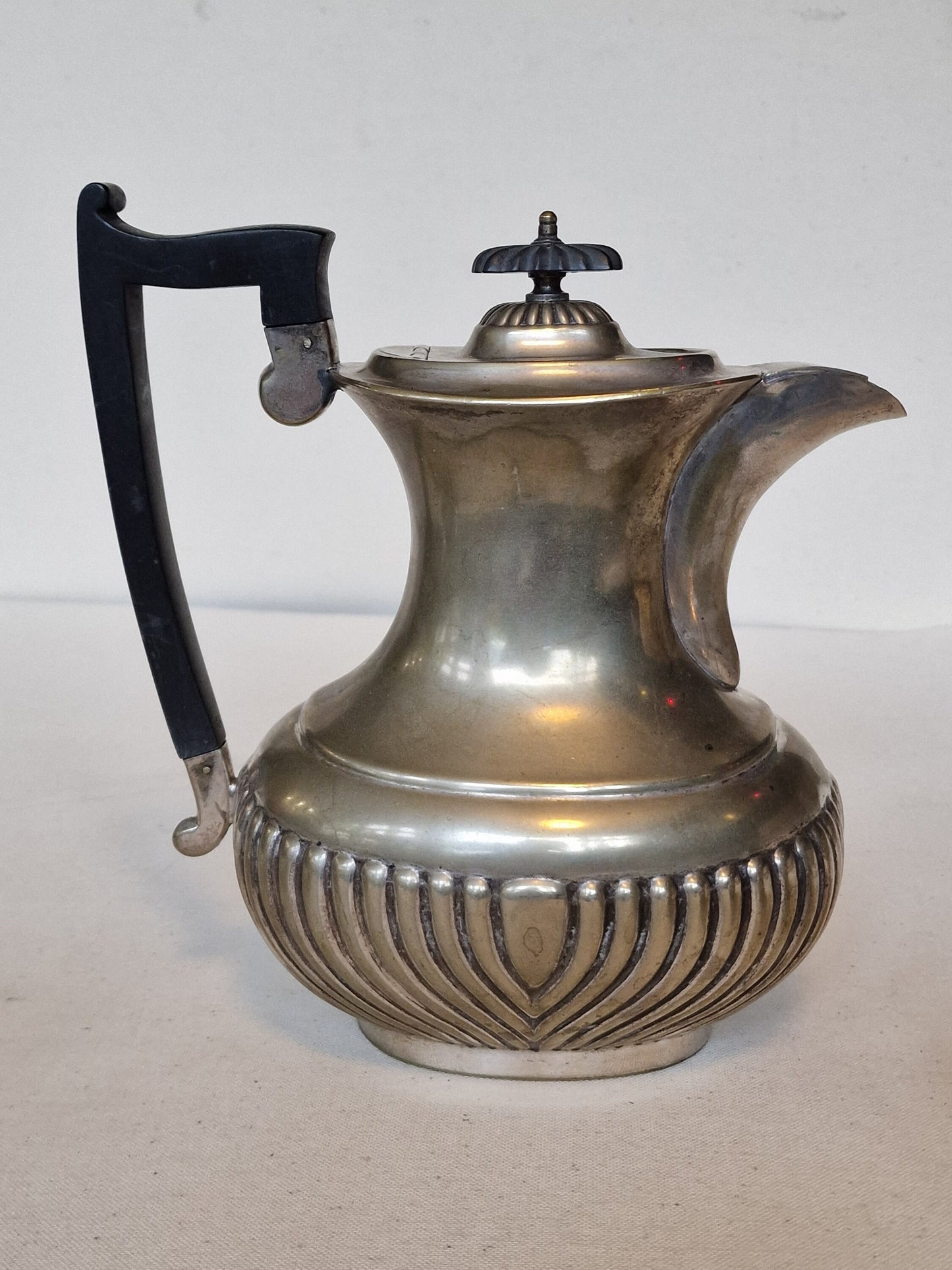 Antique Georgian Silverplate Sheffield Tea Set, c 1856