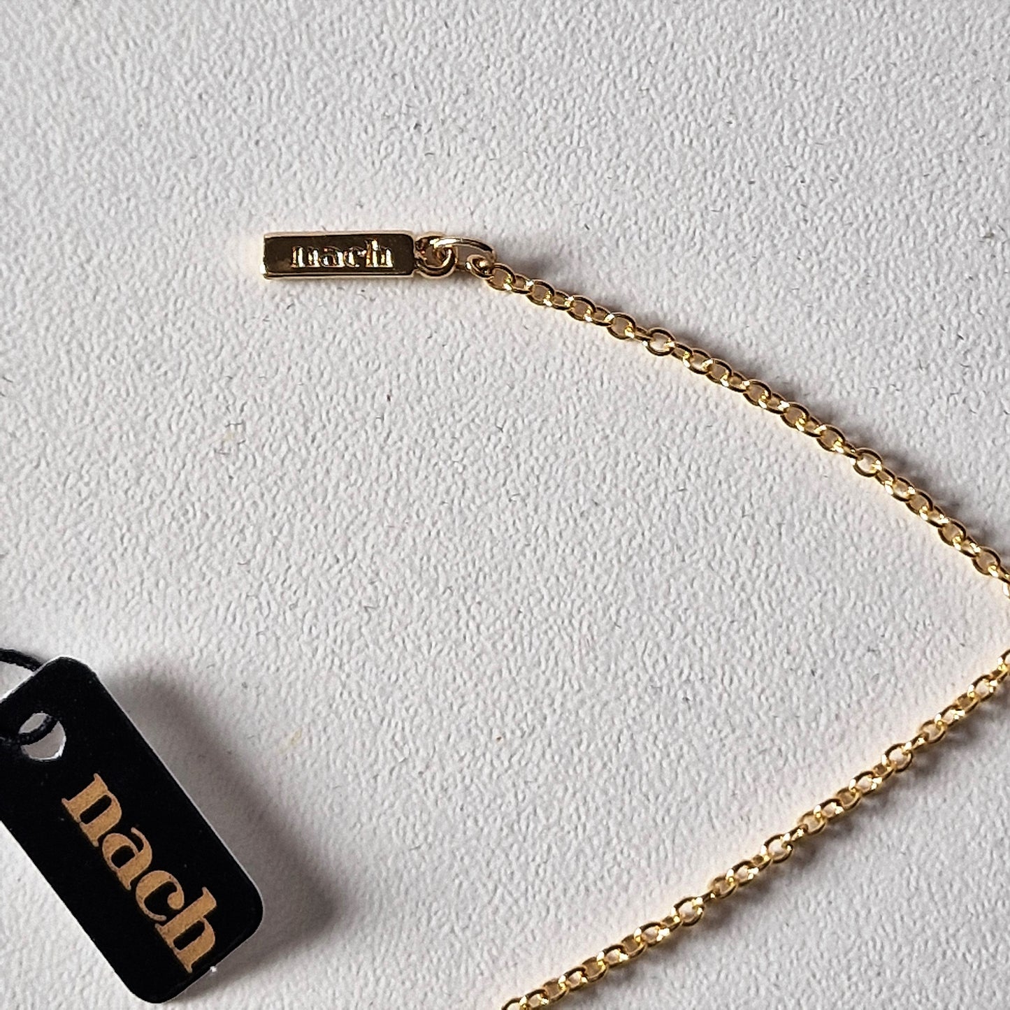 Nach Designer Blackberries Porcelain Choker, 24K Gold Gilt