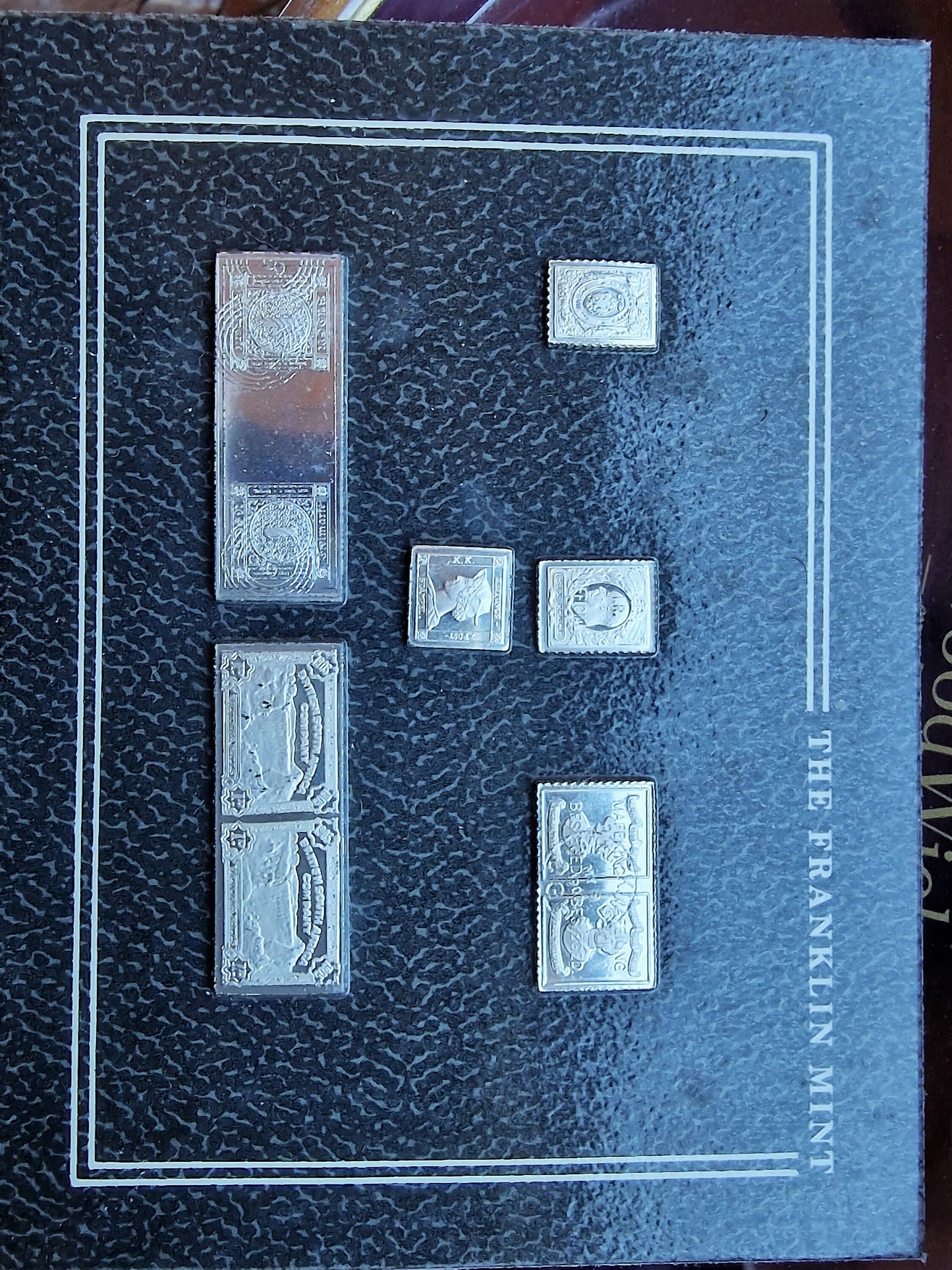 Franklin Mint Sterling Silver Stamp Replicas: 100 Greatest Stamps, Sealed