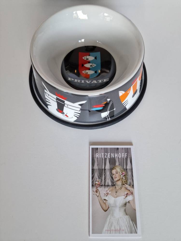 Designer Julien chung, Ritzenhoff design cat food bowl eupean porcelain