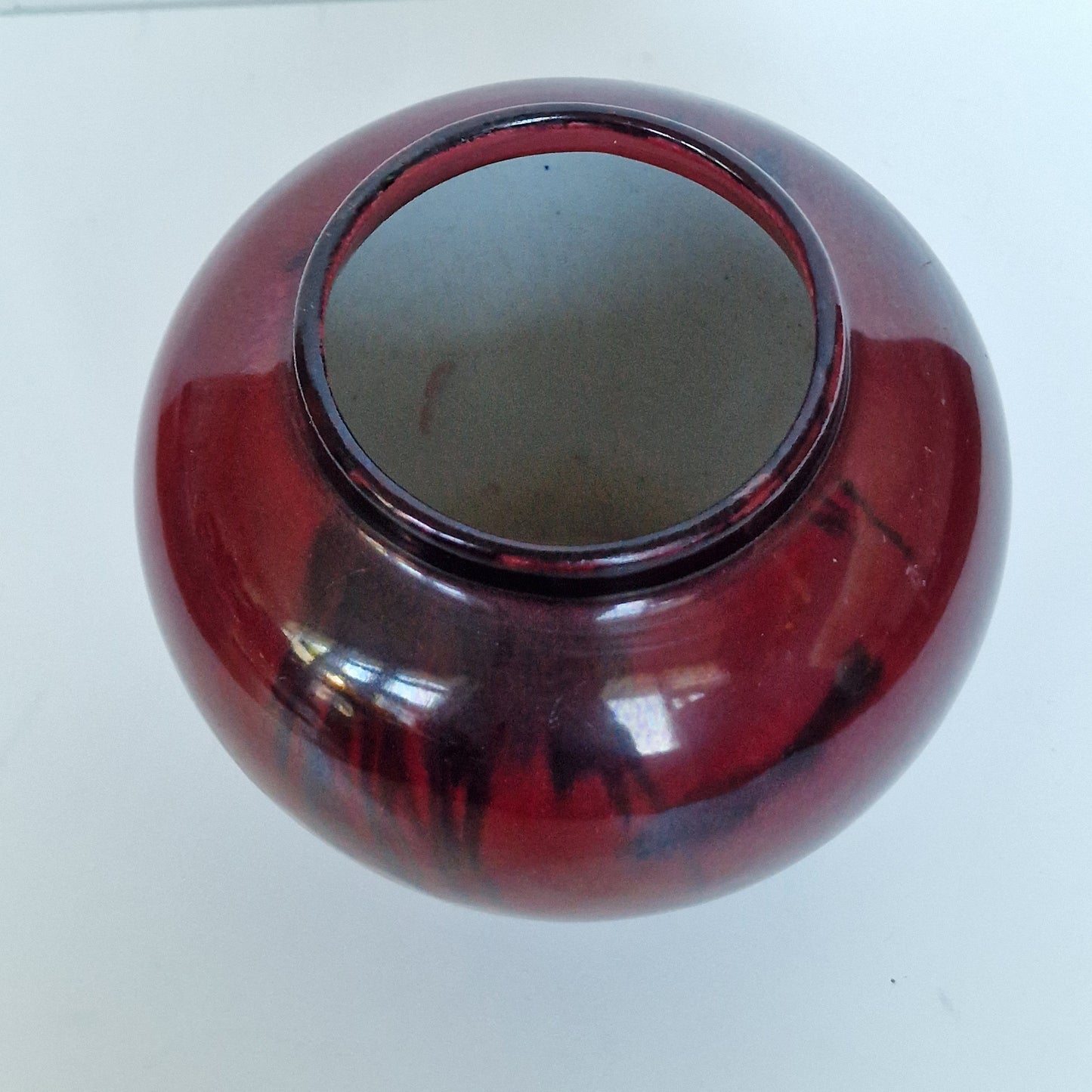 Art Deco Pottery Vase, St. Lukas Utrecht, Oxblood Red Luster Glaze